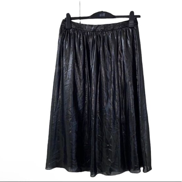 Worthington Black Metallic MIDI Skirt(Size 6) - Picture 3 of 7